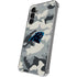 NFL Carolina Panthers Camo Galaxy S24 Plus Clear Case